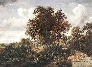 Meindert Hobbema Road on a Dyke oil painting on canvas